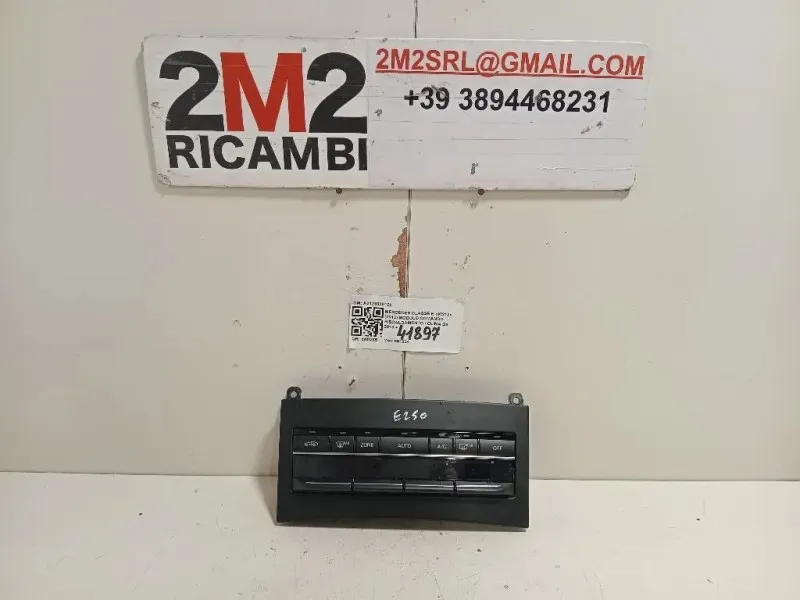 Modulo Comando Riscaldamento Clima A2129000128 Mercedes Classe E W212 2013