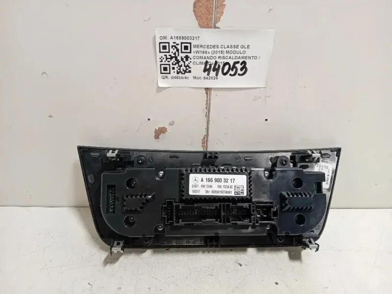 Modulo Comando Riscaldamento Clima A1669003217 Mercedes Classe GLE W166 2015