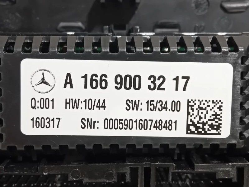 Modulo Comando Riscaldamento Clima A1669003217 Mercedes Classe GLE W166 2015