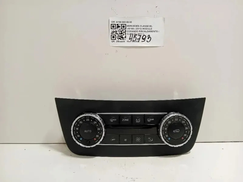 Modulo Comando Riscaldamento Clima A166 900 69 08 Mercedes Classe ML W166 2012