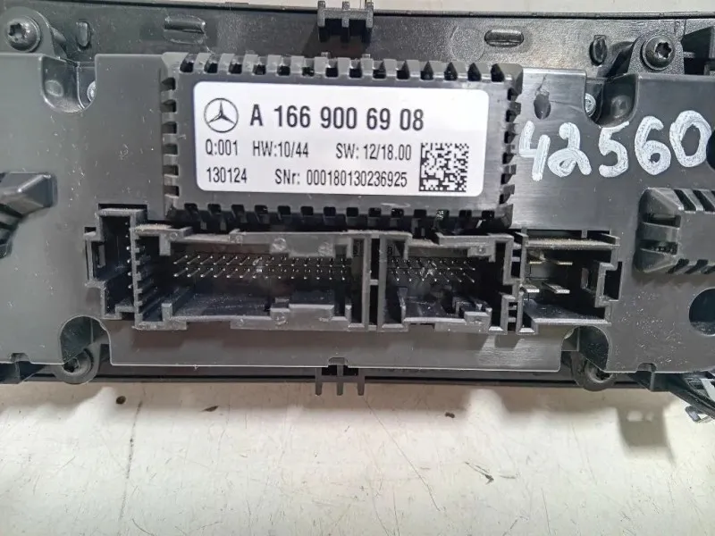 Modulo Comando Riscaldamento Clima A1669006908 Mercedes Classe ML W166 2012