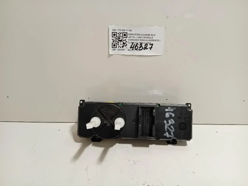 Modulo Comando Riscaldamento Clima 170 830 11 85 Mercedes Classe SLK R170 1997