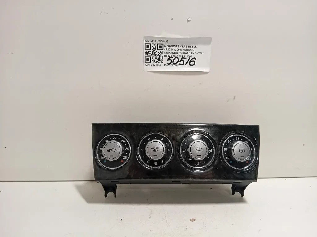 Modulo Comando Riscaldamento Clima A1718300485 Mercedes Classe SLK R171 2004