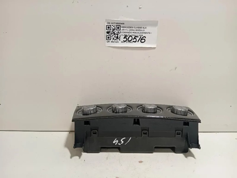 Modulo Comando Riscaldamento Clima A1718300485 Mercedes Classe SLK R171 2004