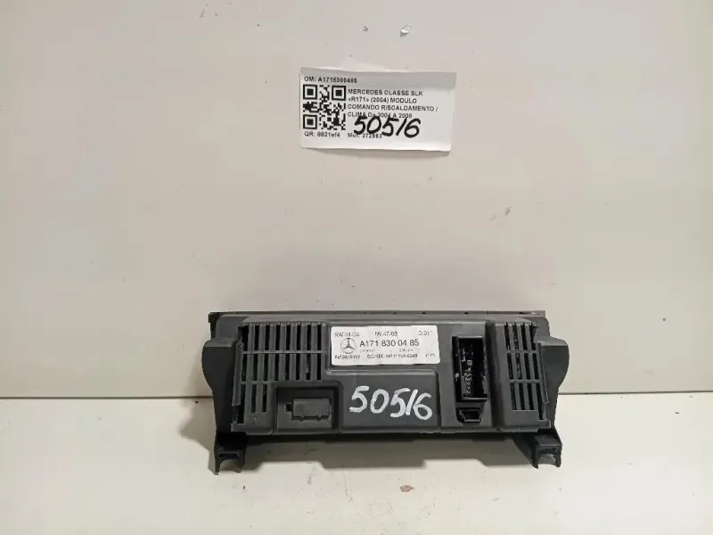 Modulo Comando Riscaldamento Clima A1718300485 Mercedes Classe SLK R171 2004