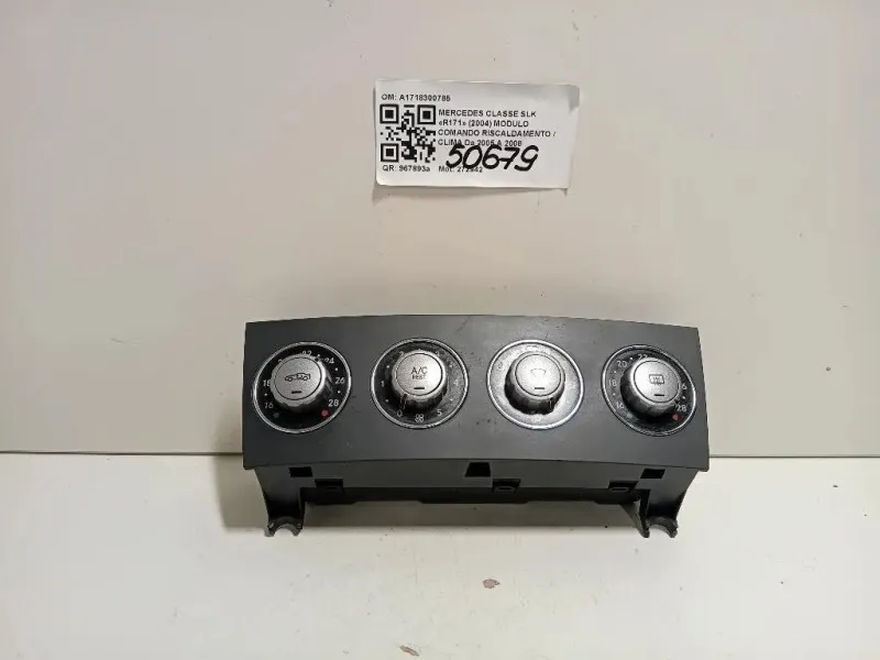 Modulo Comando Riscaldamento Clima A1718300785 Mercedes Classe SLK R171 2004