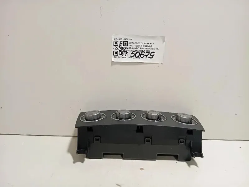 Modulo Comando Riscaldamento Clima A1718300785 Mercedes Classe SLK R171 2004