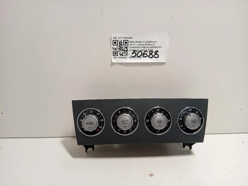 Modulo Comando Riscaldamento Clima A1718300485 Mercedes Classe SLK R171 2004