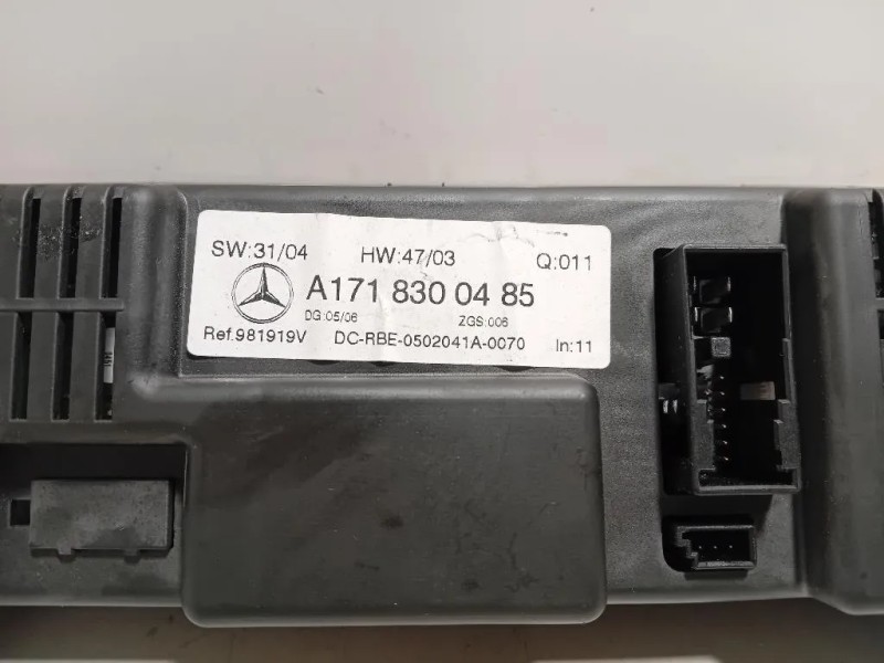 Modulo Comando Riscaldamento Clima A1718300485 Mercedes Classe SLK R171 2004