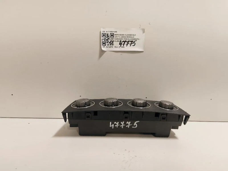 Modulo Comando Riscaldamento Clima A1718301085 Mercedes Classe SLK R171 2004
