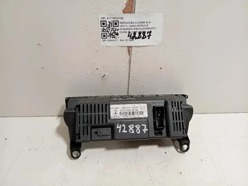 Modulo Comando Riscaldamento Clima A1718300785 Mercedes Classe SLK R171 2004