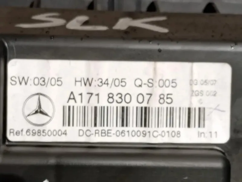 Modulo Comando Riscaldamento Clima A1718300785 Mercedes Classe SLK R171 2004