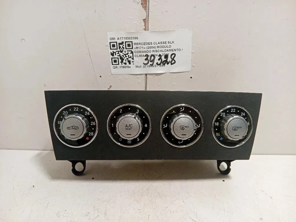 Modulo Comando Riscaldamento Clima A1718302385 Mercedes Classe SLK R171 2004