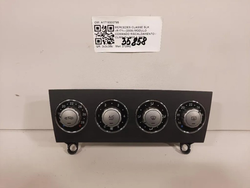 Modulo Comando Riscaldamento Clima A1718300785 Mercedes Classe SLK R171 2004