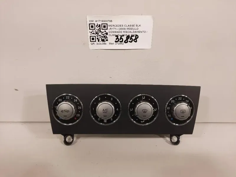 Modulo Comando Riscaldamento Clima A1718300785 Mercedes Classe SLK R171 2004