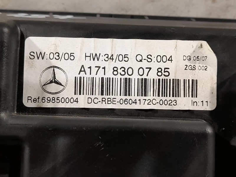 Modulo Comando Riscaldamento Clima A1718300785 Mercedes Classe SLK R171 2004