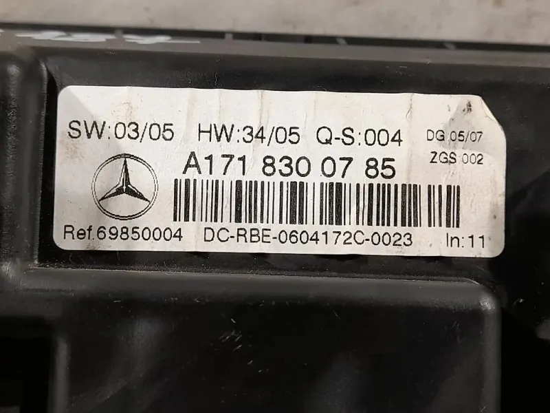 Modulo Comando Riscaldamento Clima A1718300785 Mercedes Classe SLK R171 2004