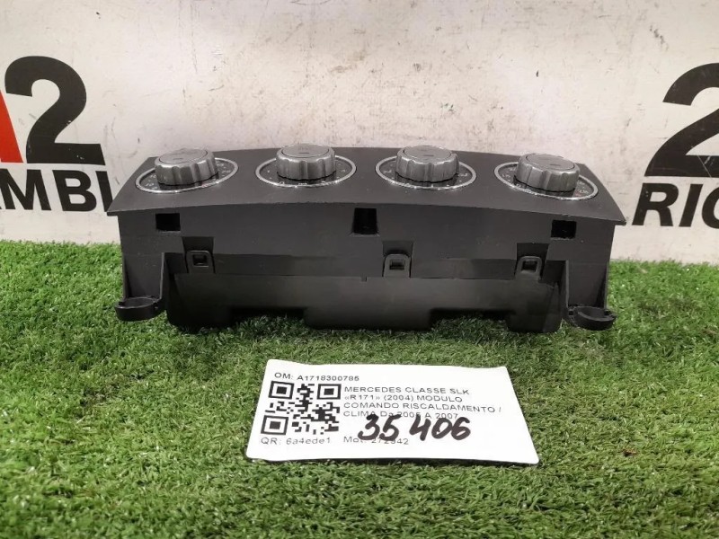 Modulo Comando Riscaldamento Clima A1718300785 Mercedes Classe SLK R171 2008