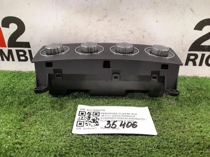 Modulo Comando Riscaldamento Clima A1718300785 Mercedes Classe SLK R171 2008
