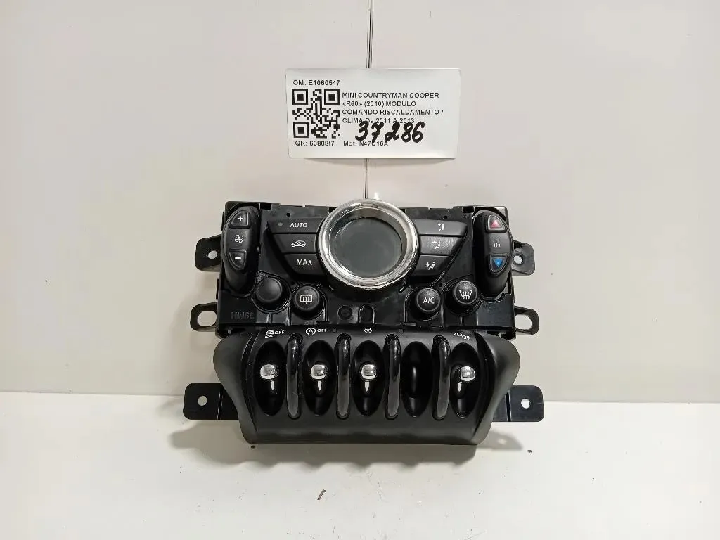 Modulo Comando Riscaldamento Clima E1060547 Mini Countryman Cooper R60 2010