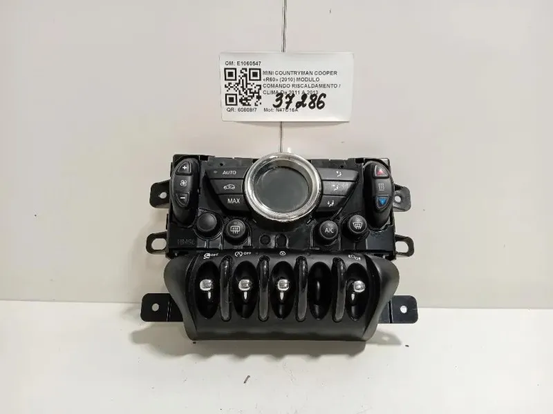 Modulo Comando Riscaldamento Clima E1060547 Mini Countryman Cooper R60 2010