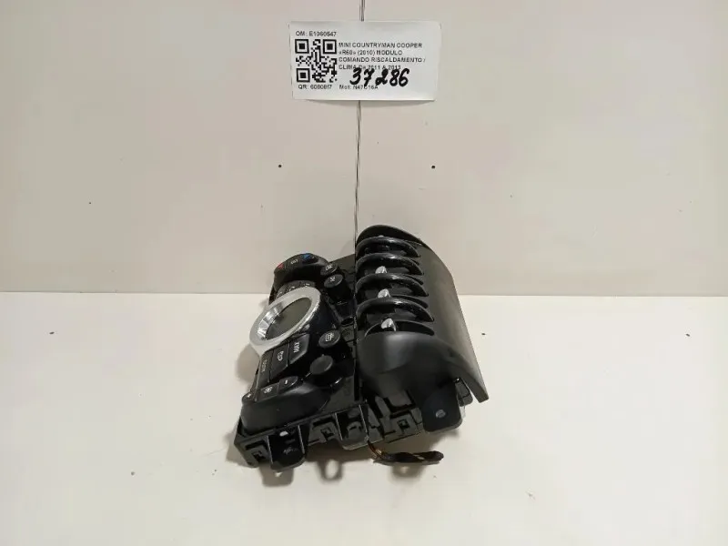 Modulo Comando Riscaldamento Clima E1060547 Mini Countryman Cooper R60 2010
