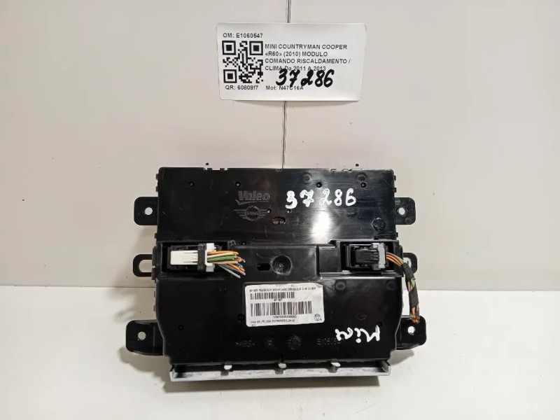Modulo Comando Riscaldamento Clima E1060547 Mini Countryman Cooper R60 2010