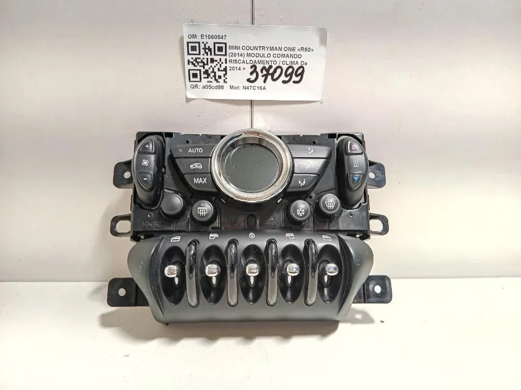 Modulo Comando Riscaldamento Clima E1060547 Mini Countryman ONE R60 2014