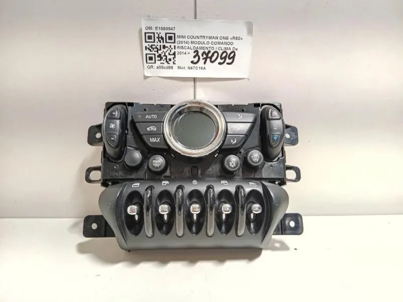 Modulo Comando Riscaldamento Clima E1060547 Mini Countryman ONE R60 2014
