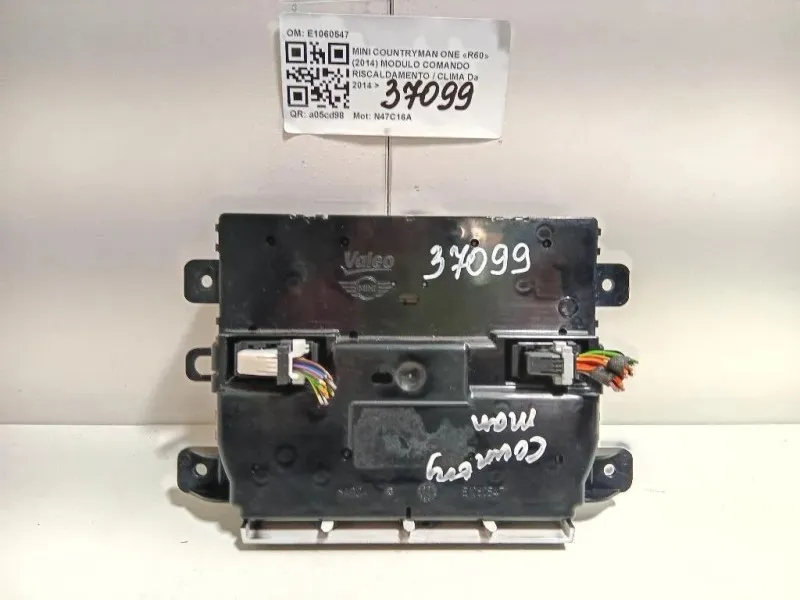 Modulo Comando Riscaldamento Clima E1060547 Mini Countryman ONE R60 2014