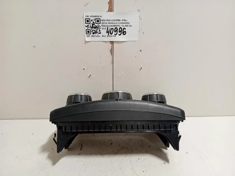 Modulo Comando Riscaldamento Clima 9354509-03 Mini MINI Cooper F56 2014