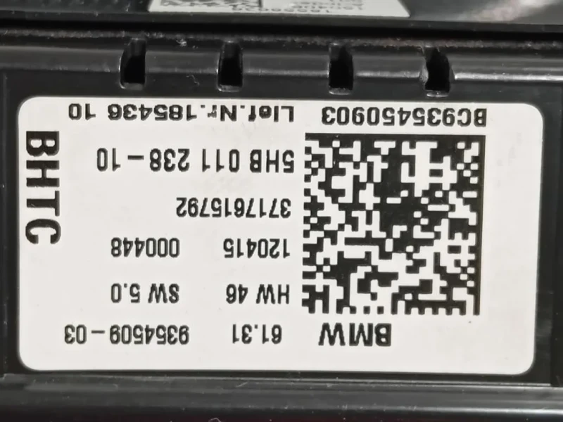 Modulo Comando Riscaldamento Clima 9354509-03 Mini MINI Cooper F56 2014