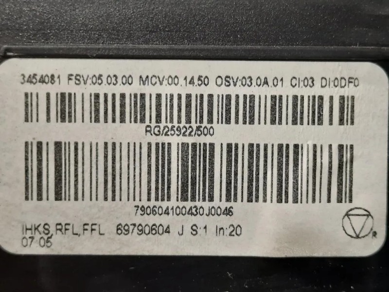 Modulo Comando Riscaldamento Clima 51169151327 Mini MINI Cooper R56 2007