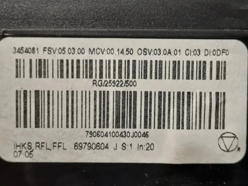 Modulo Comando Riscaldamento Clima 51169151327 Mini MINI Cooper R56 2007