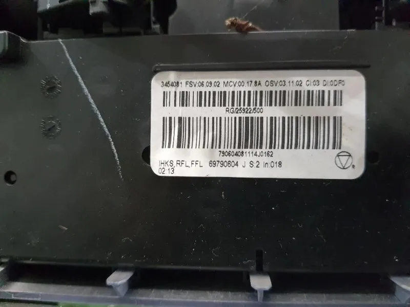 Modulo Comando Riscaldamento Clima 69790604 Mini MINI Cooper R56 2007