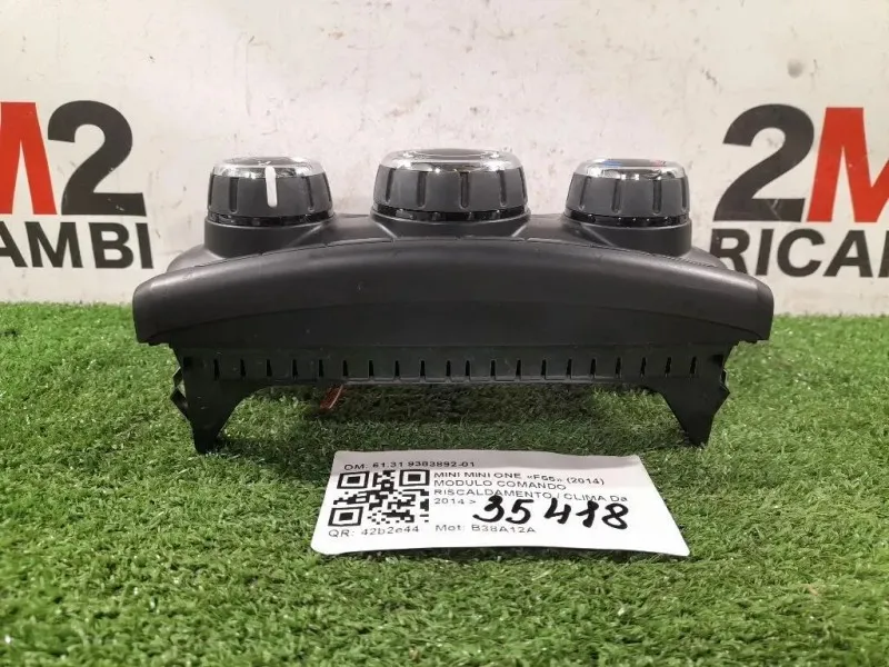 Modulo Comando Riscaldamento Clima 6131 9383892-01 Mini MINI ONE F55 2014