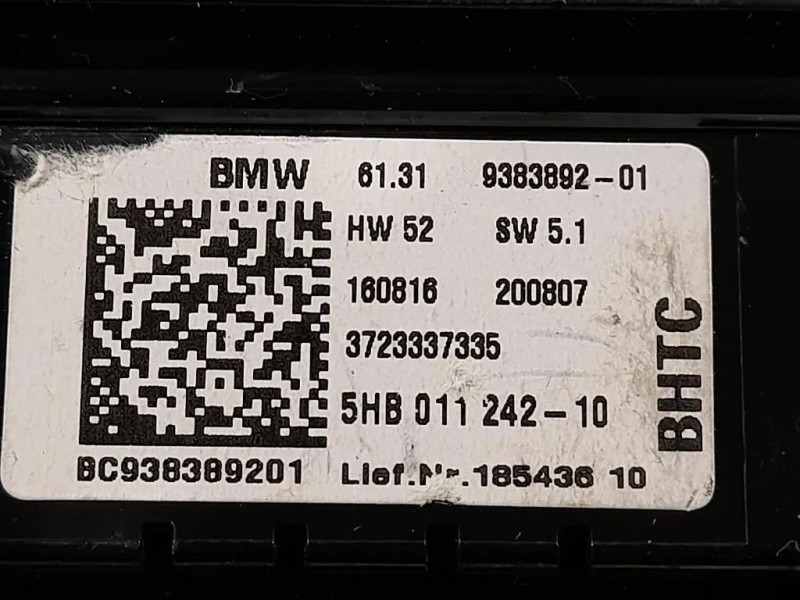 Modulo Comando Riscaldamento Clima 6131 9383892-01 Mini MINI ONE F55 2014