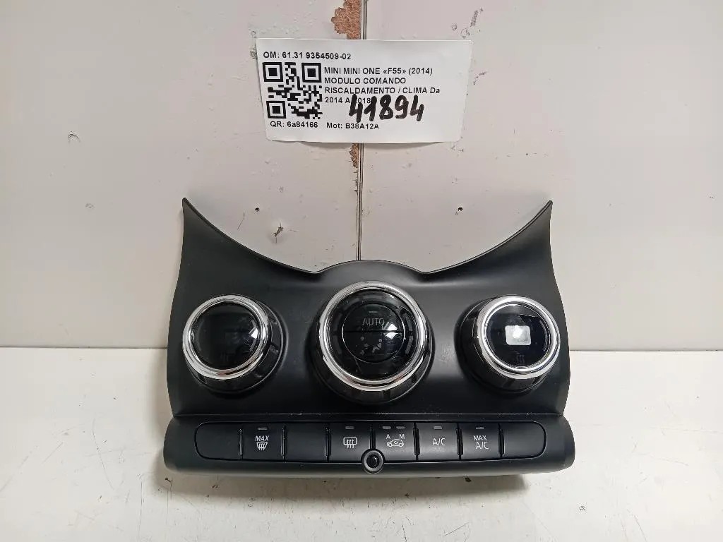 Modulo Comando Riscaldamento Clima 6131 9354509-02 Mini MINI ONE F55 2014