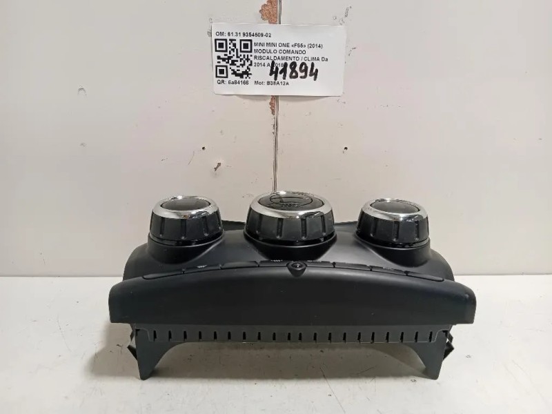 Modulo Comando Riscaldamento Clima 6131 9354509-02 Mini MINI ONE F55 2014