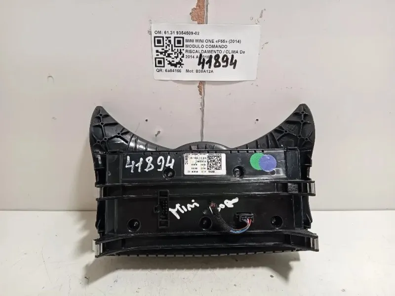 Modulo Comando Riscaldamento Clima 6131 9354509-02 Mini MINI ONE F55 2014