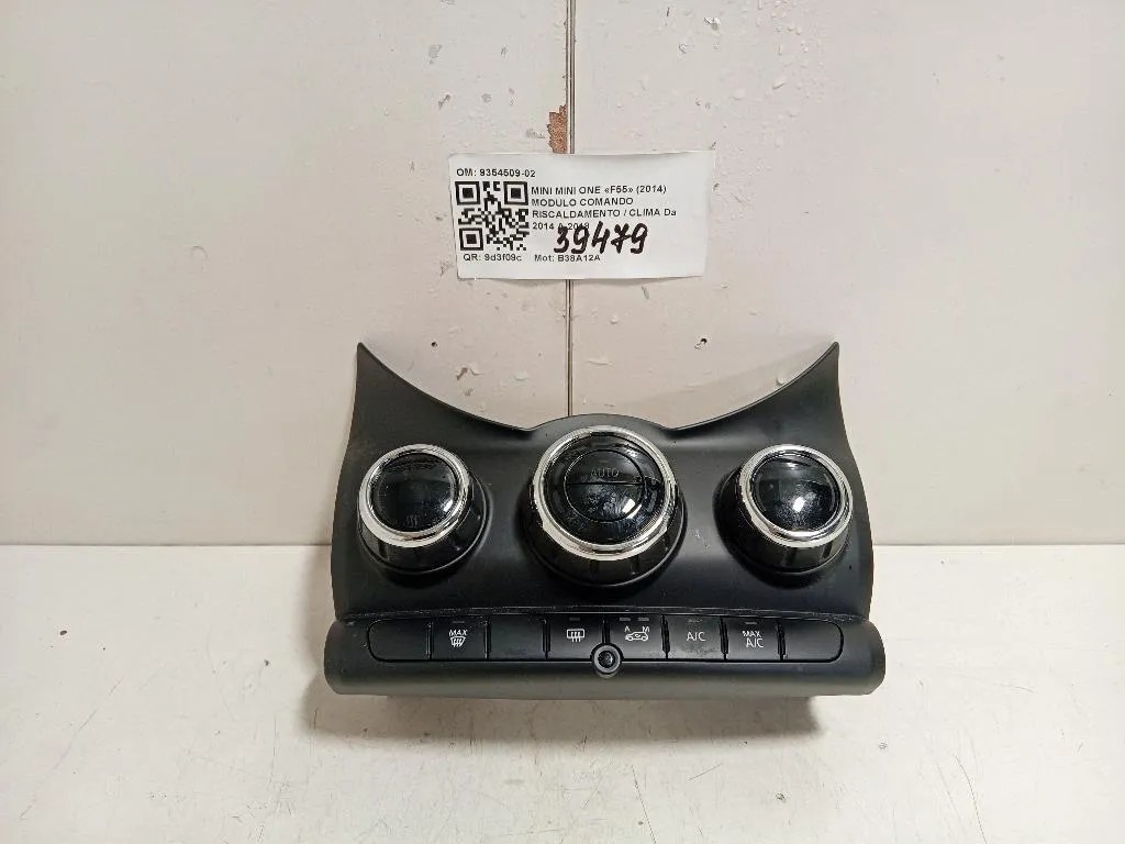 Modulo Comando Riscaldamento Clima 9354509-02 Mini MINI ONE F55 2014