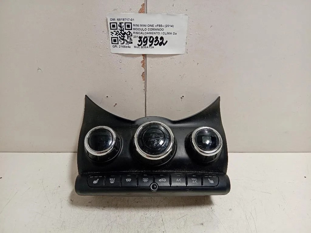 Modulo Comando Riscaldamento Clima 6819717-01 Mini MINI ONE F55 2014