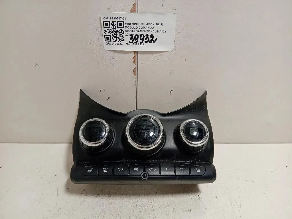 Modulo Comando Riscaldamento Clima 6819717-01 Mini MINI ONE F55 2014