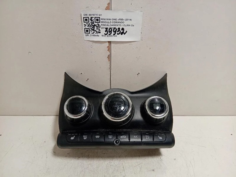 Modulo Comando Riscaldamento Clima 6819717-01 Mini MINI ONE F55 2014