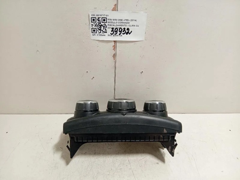 Modulo Comando Riscaldamento Clima 6819717-01 Mini MINI ONE F55 2014