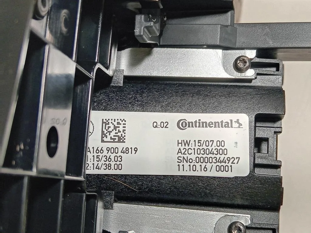 Selettore Cambio Marce Cruscotto A 166 900 4819 Mercedes Classe GLE W166 2015