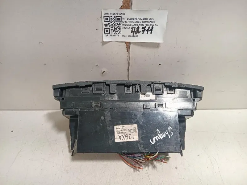 Modulo Comando Riscaldamento Clima 146570-5184 Mitsubishi Pajero IV 2007