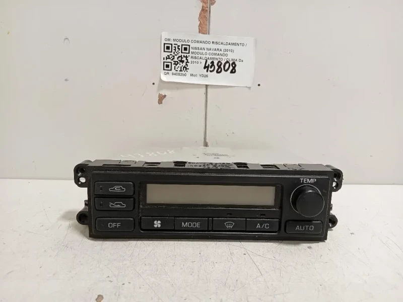 Modulo Comando Riscaldamento Clima MODULO COMANDO RISCALDAMENTO CLIMA Nissan Navara 2010