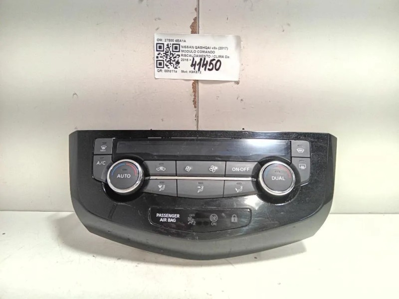 Modulo Comando Riscaldamento Clima 27500 4EA1A Nissan Qashqai II 2017