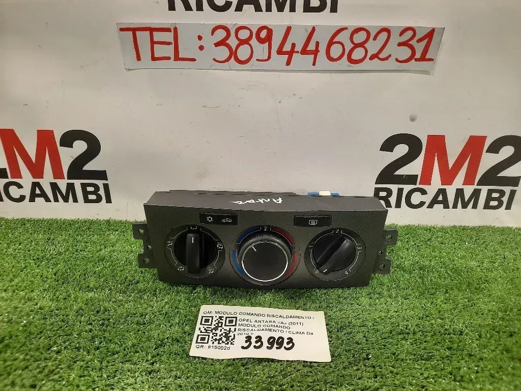 Modulo Comando Riscaldamento Clima MODULO COMANDO RISCALDAMENTO CLIMA Opel Antara A 2011